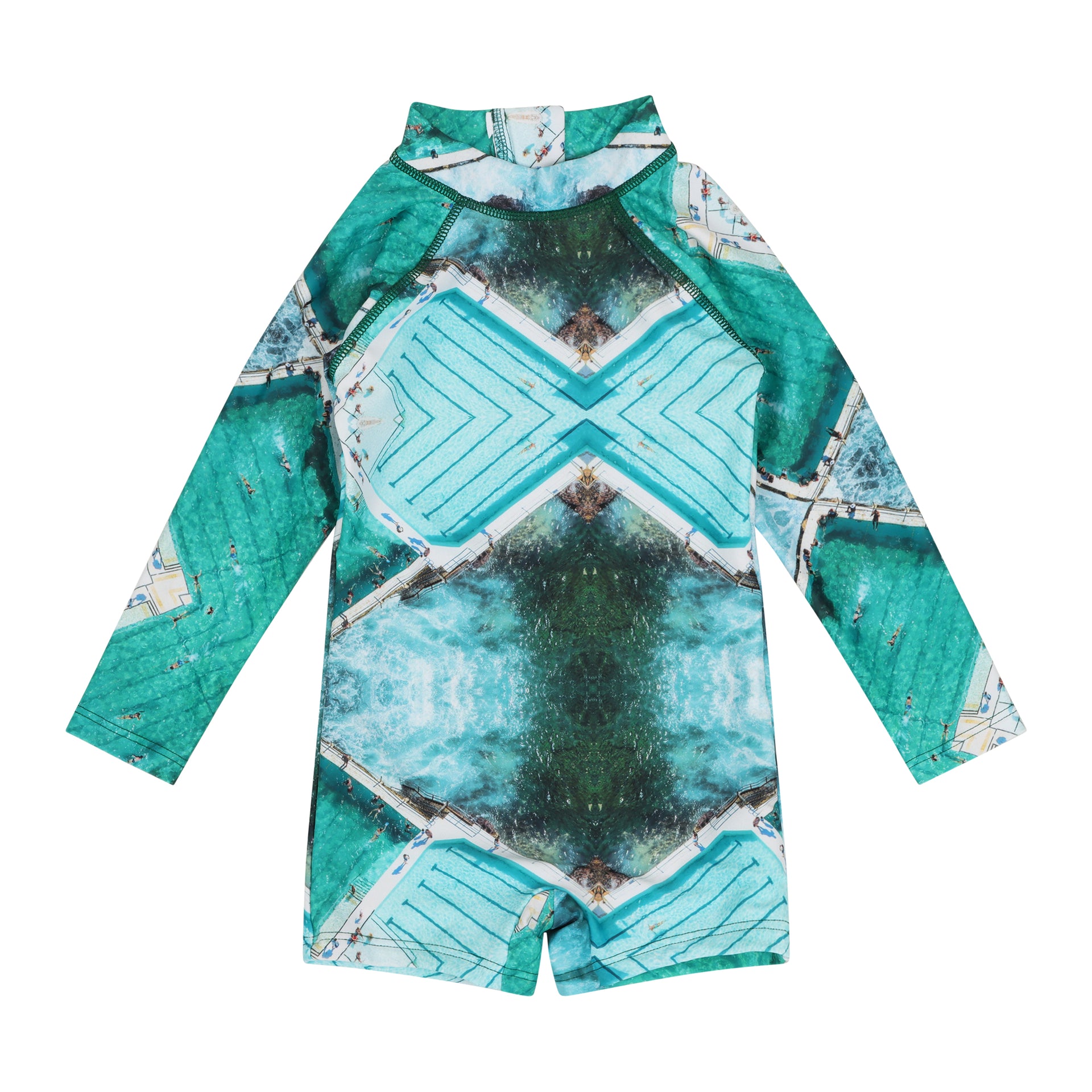 Icons of Sydney: 'Icebergs' Kids Swim Rash Suit Jammers