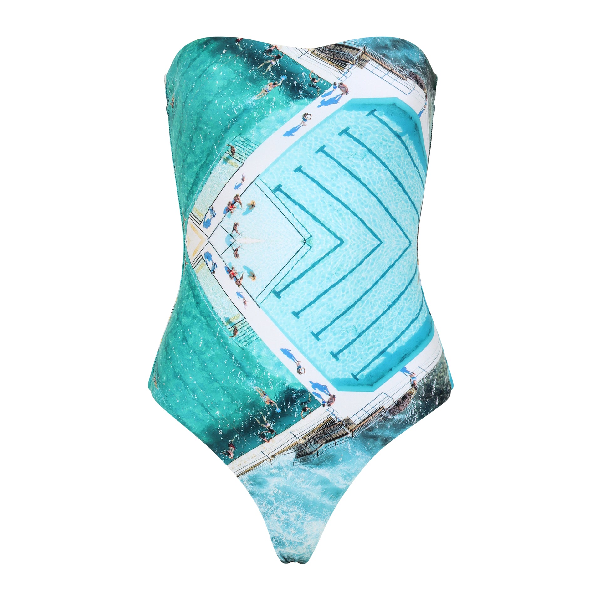 Icons of Sydney: 'Icebergs' Women's One Piece Strapless