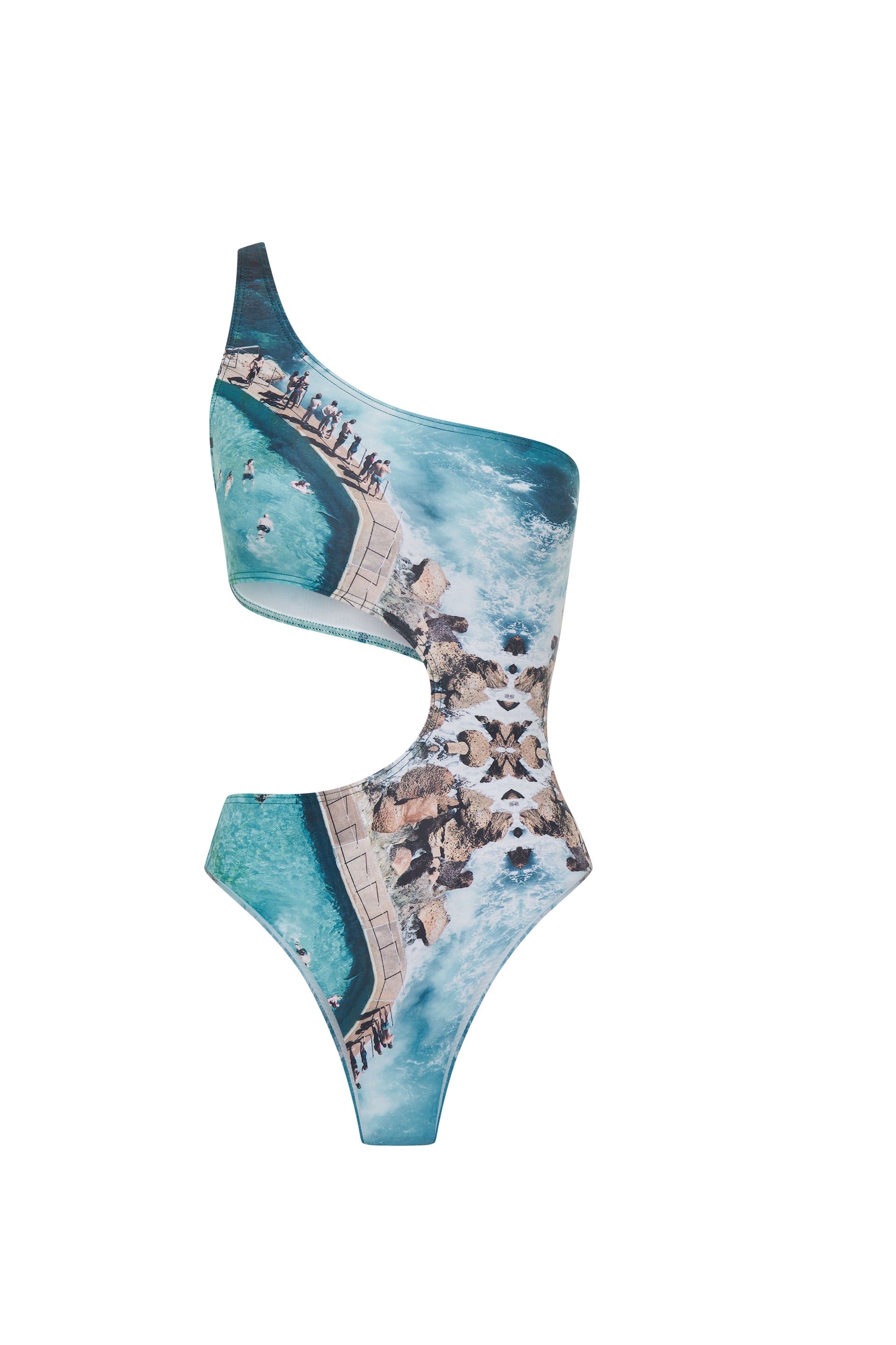 Icons of Sydney: 'Bronte' Women's One Piece Cut Out