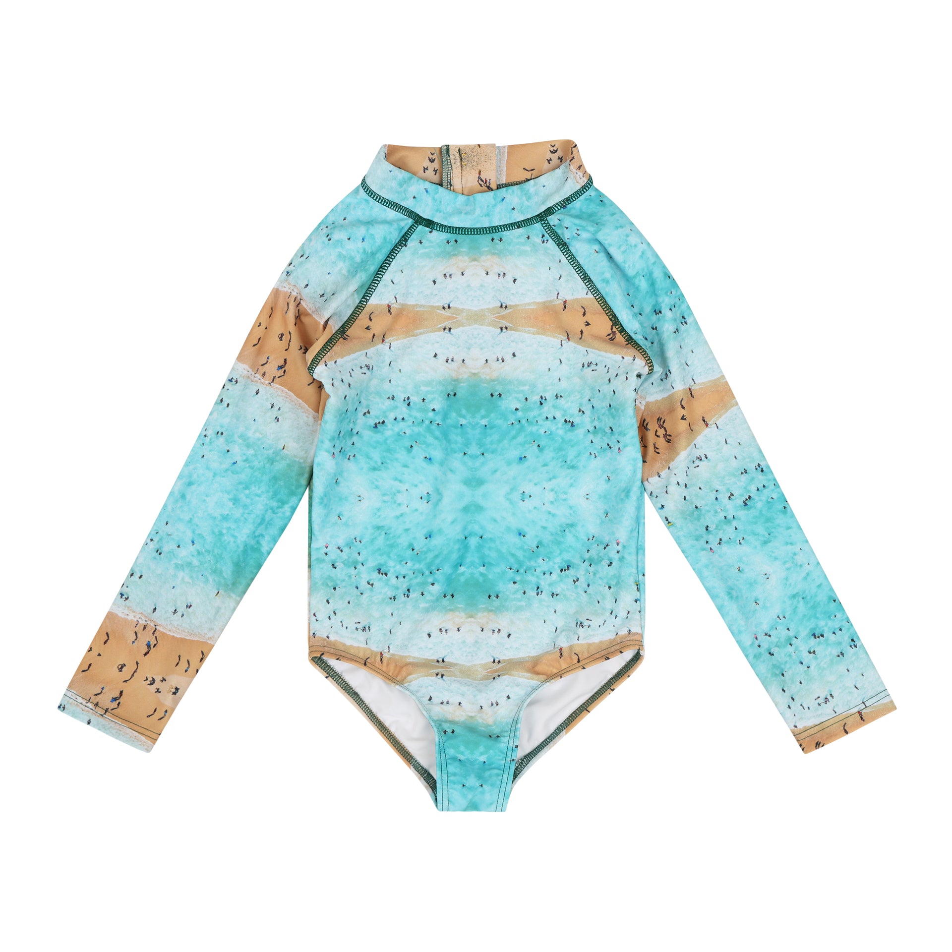Icons of Sydney: 'Bondi' Kids Swim Rash Suit Briefs