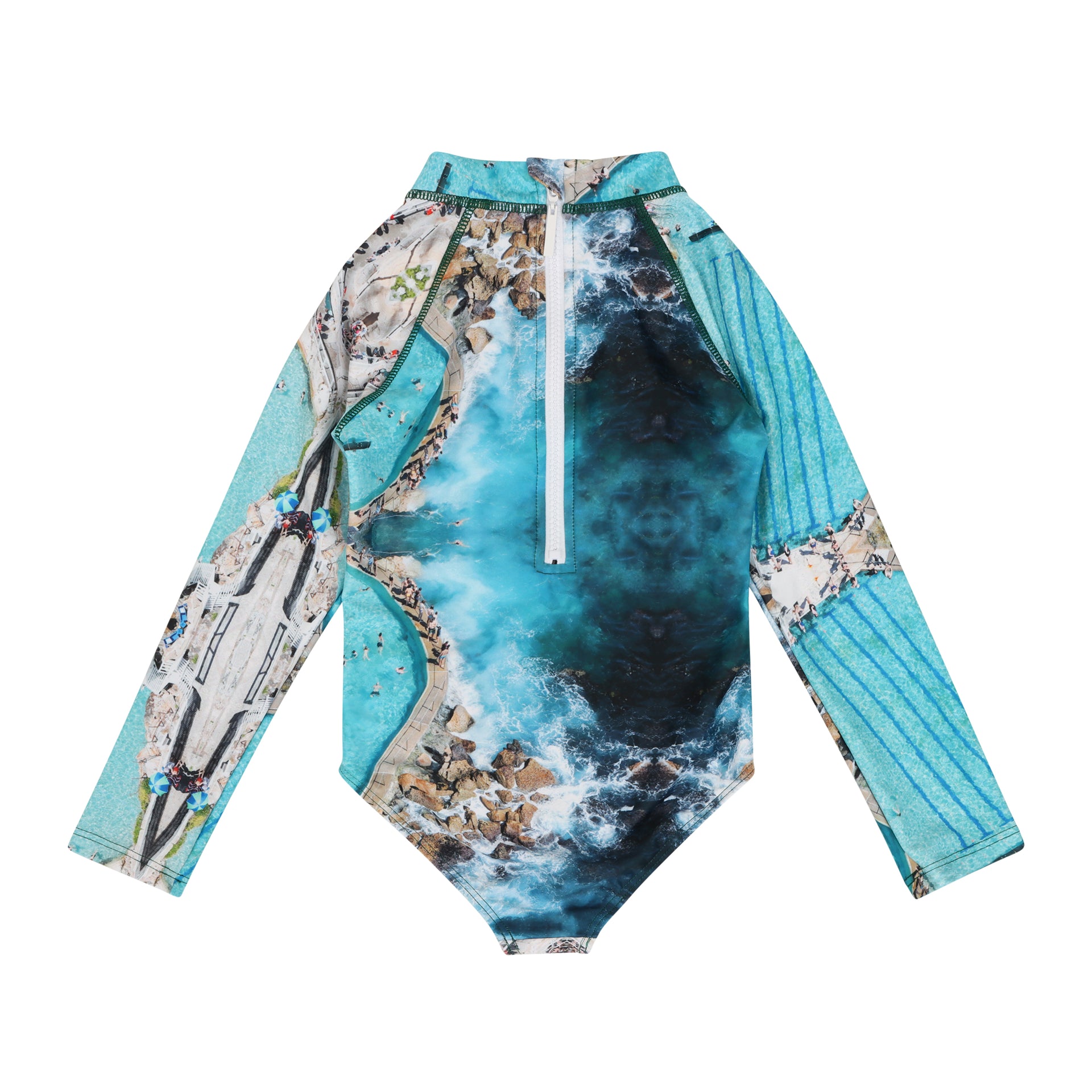 Icons Of Sydney: 'Bronte' Kids Swim Rash Suit Briefs
