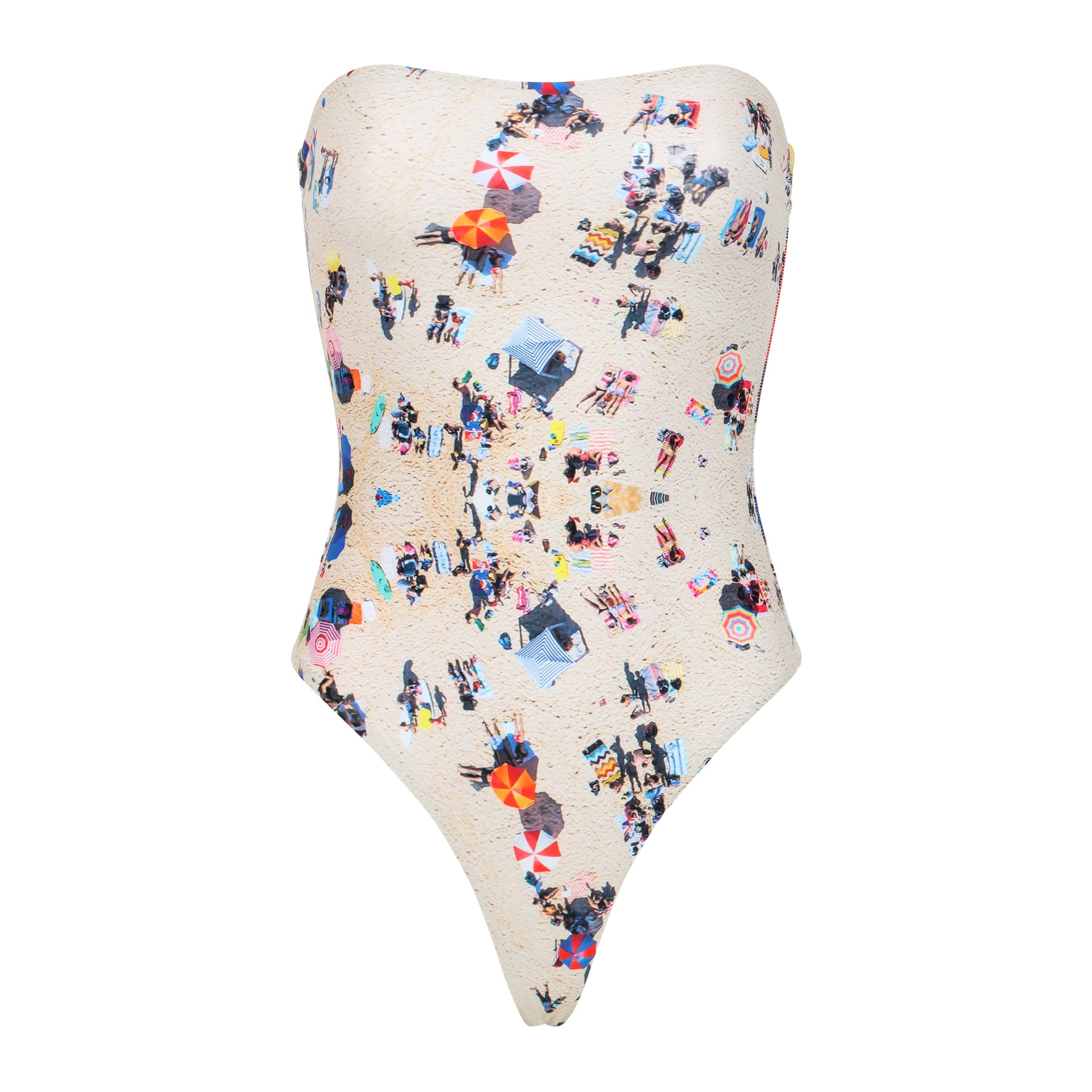 Icons of Sydney: 'Sand' Women's One Piece Strapless