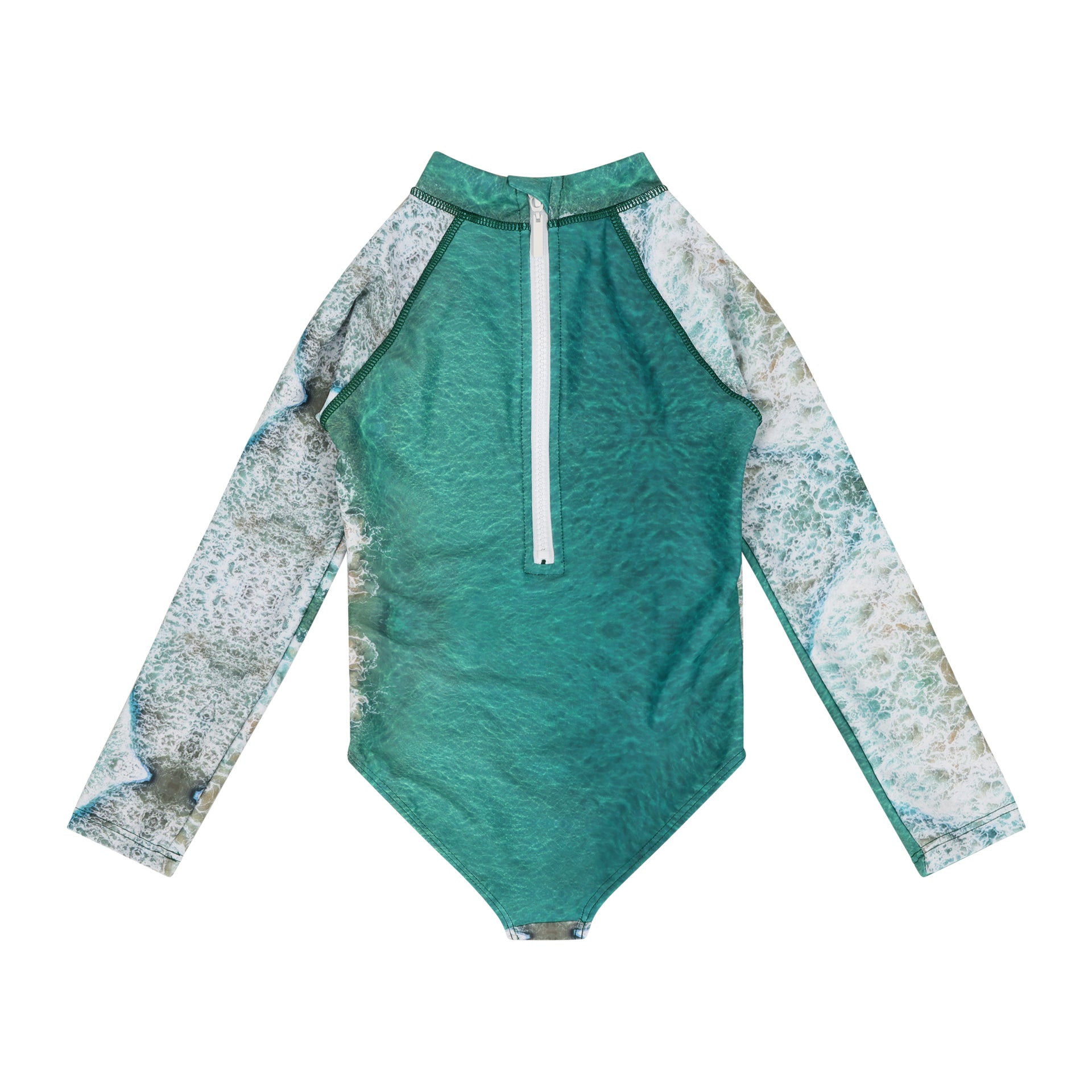 Icons of Sydney: 'Wild Ocean' Kids Swim Rash Suit Briefs