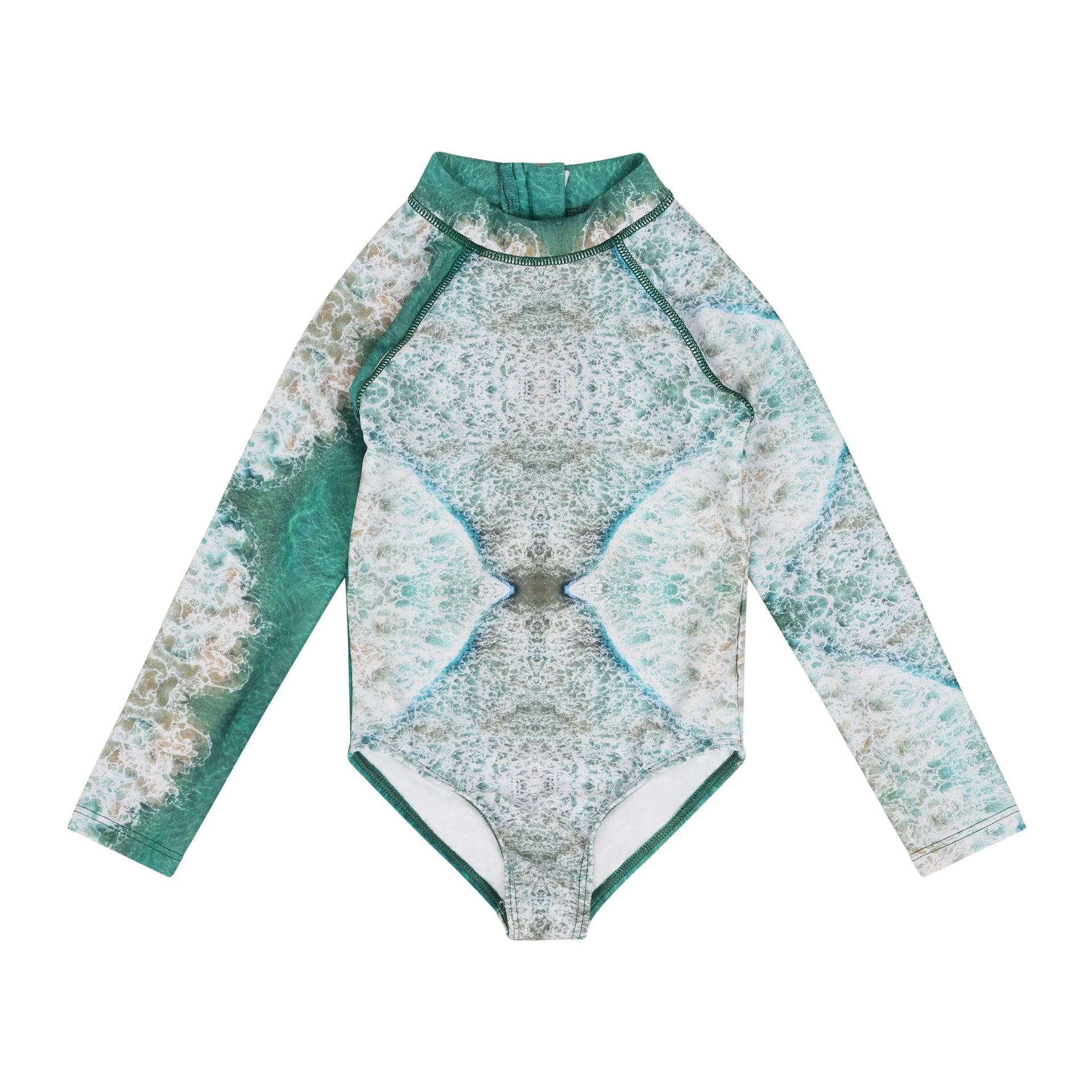 Icons of Sydney: 'Wild Ocean' Kids Swim Rash Suit Briefs