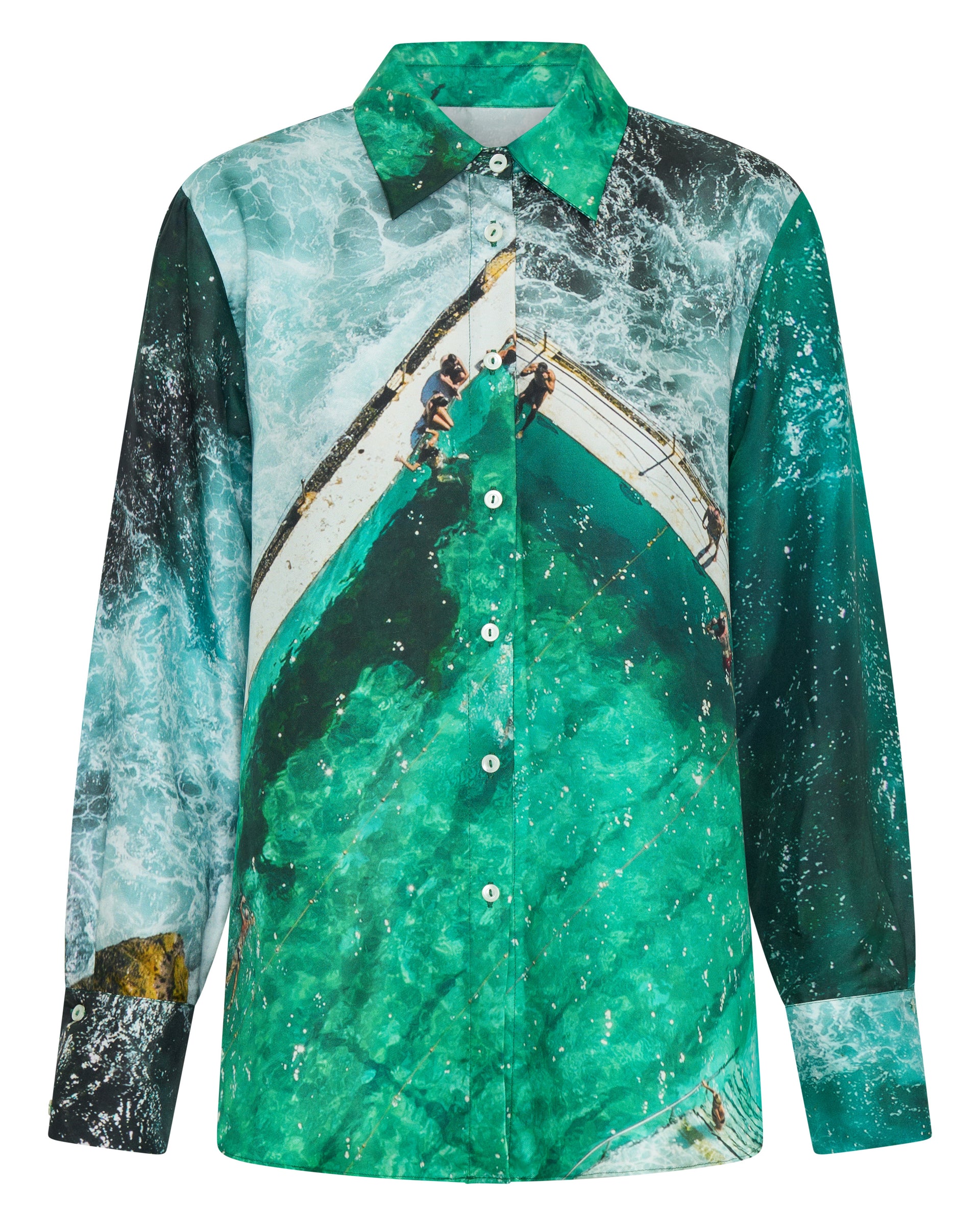 Icons Of Sydney: 'Icebergs' Silk Shirt