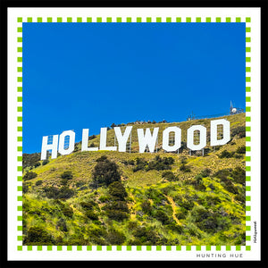Hunting Hue - HOLLYWOOD - Scarf - Photography - Silk - California Postcard Collection