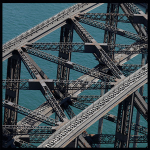 Hunting Hue - SHB - Sydney Harbour Bridge - Scarf - Unisex - Custom Photography - Silk - Australia