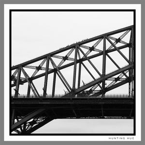 Hunting Hue - BRIDGE CLIMB EDITION 2 - Scarf - Unisex - Custom Photography - Silk - Sydney Harbour Bridge